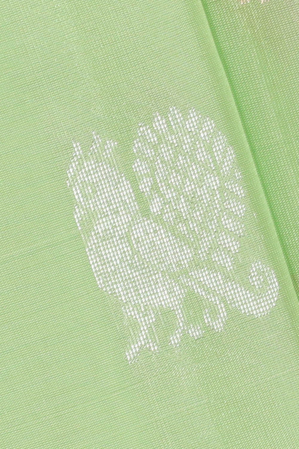 Image of South Silk Light Pastel Green Saree