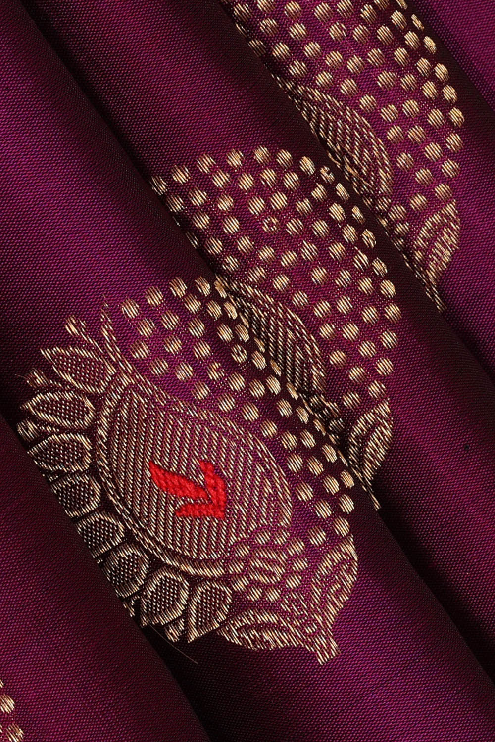 Image of South Silk Purple Saree