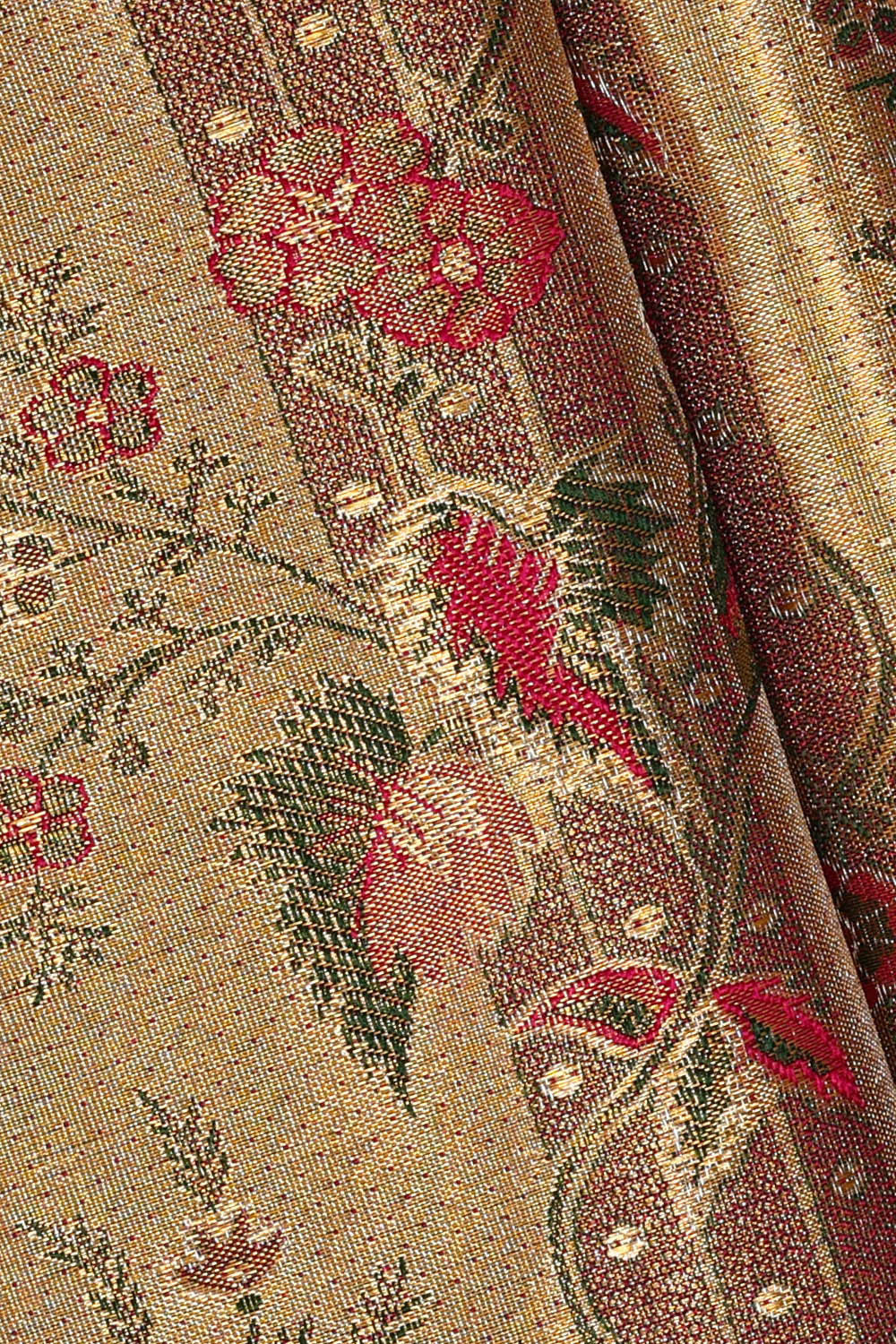 Image of Kanchipattu Gold Tissue Brocade Saree