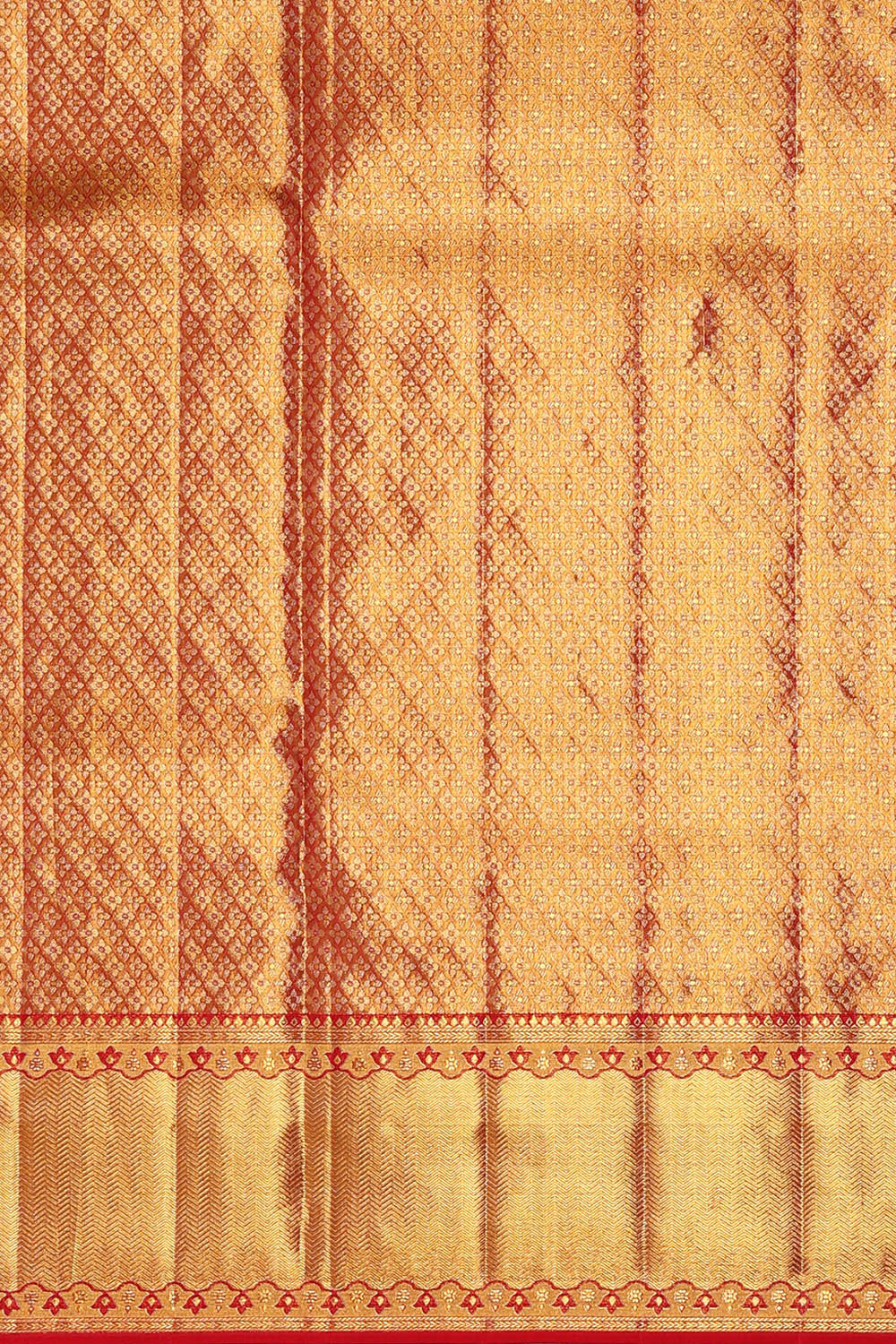 Kanchipattu Gold Tissue Brocade Saree