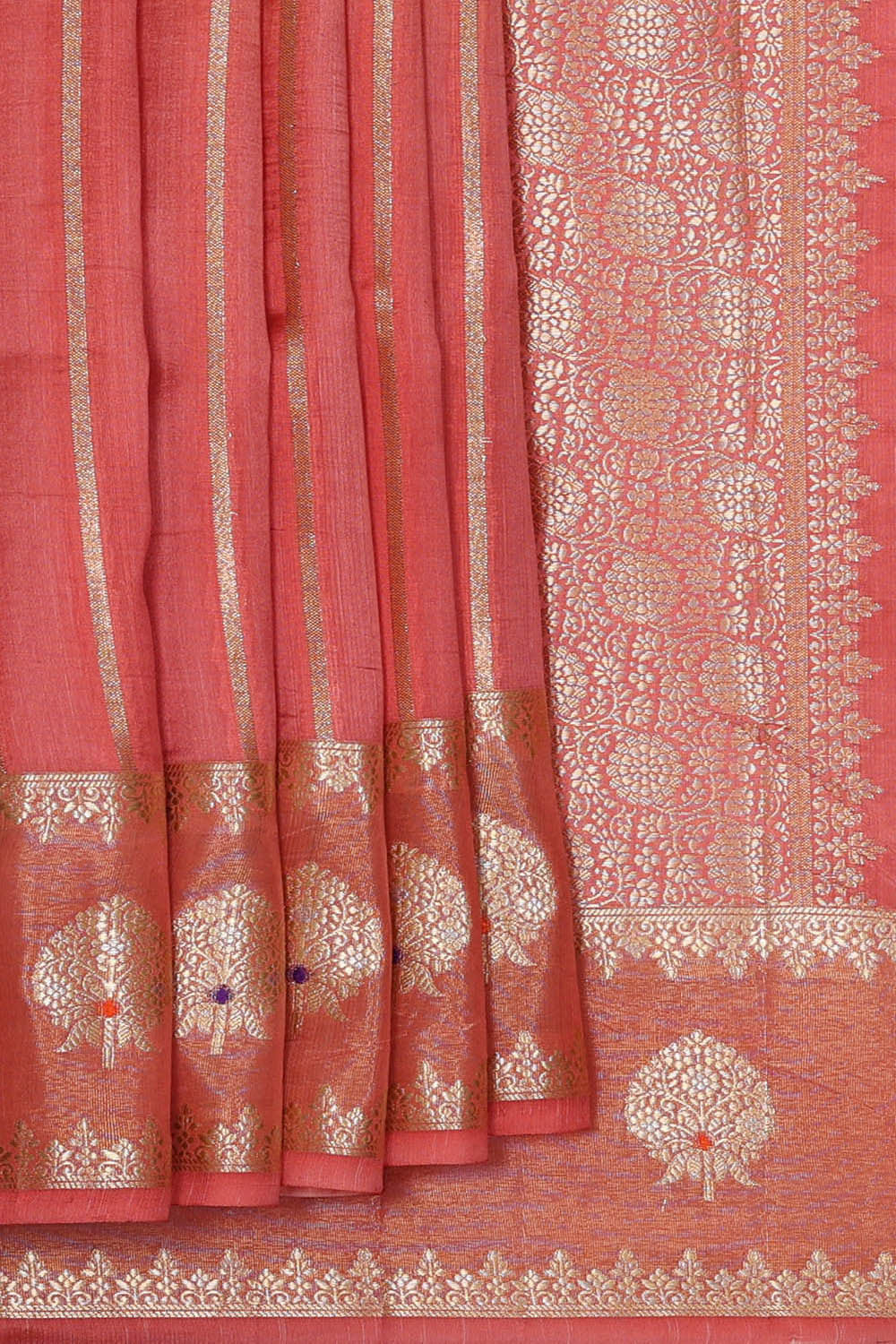 Image of Multicolour Silk Saree
