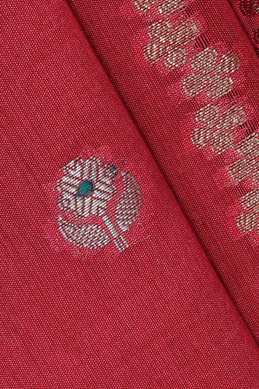 Image of Red Silk Saree
