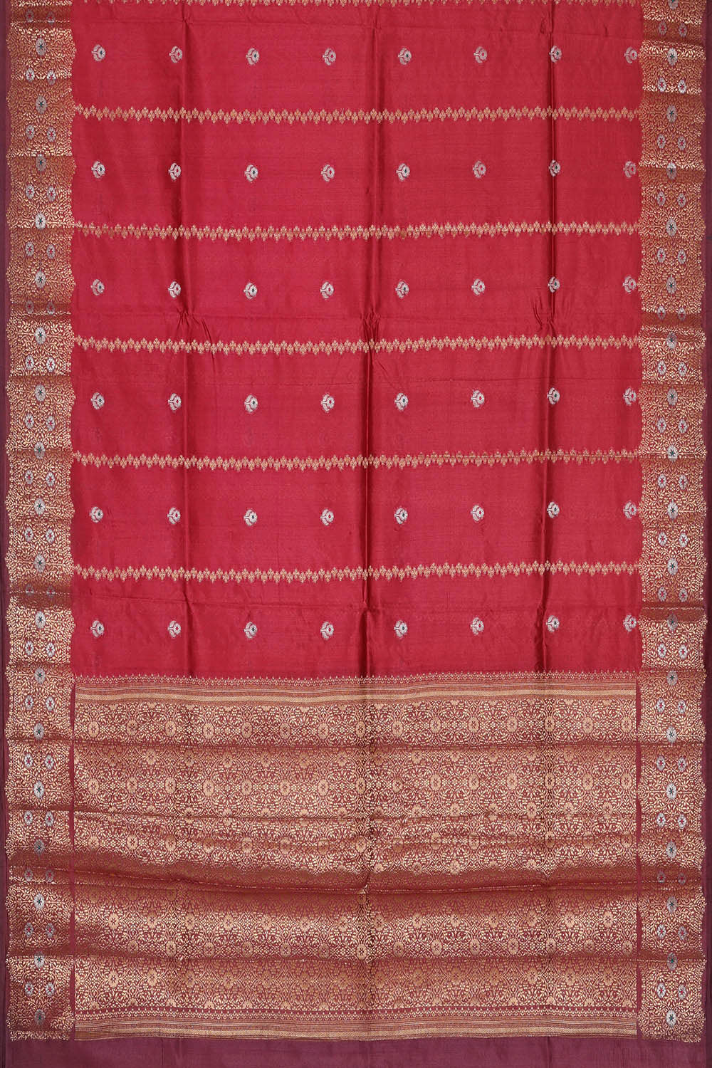 Image of Red Silk Saree
