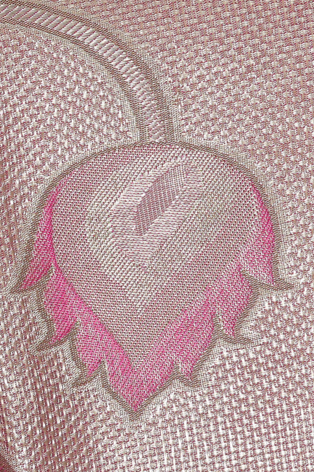 Image of Kanchipattu Pink Tissue Brocade Saree