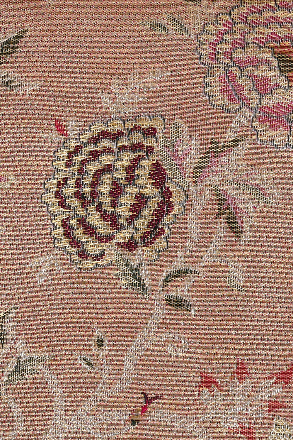 Image of Kanchipattu Golden Cream Brocade Saree