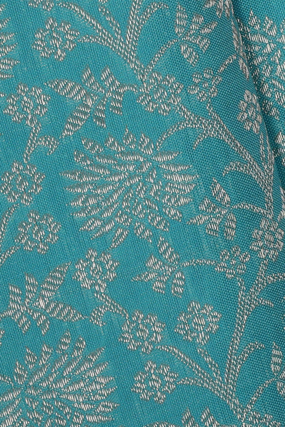 Image of Kanchipattu Sky Blue Brocade Saree