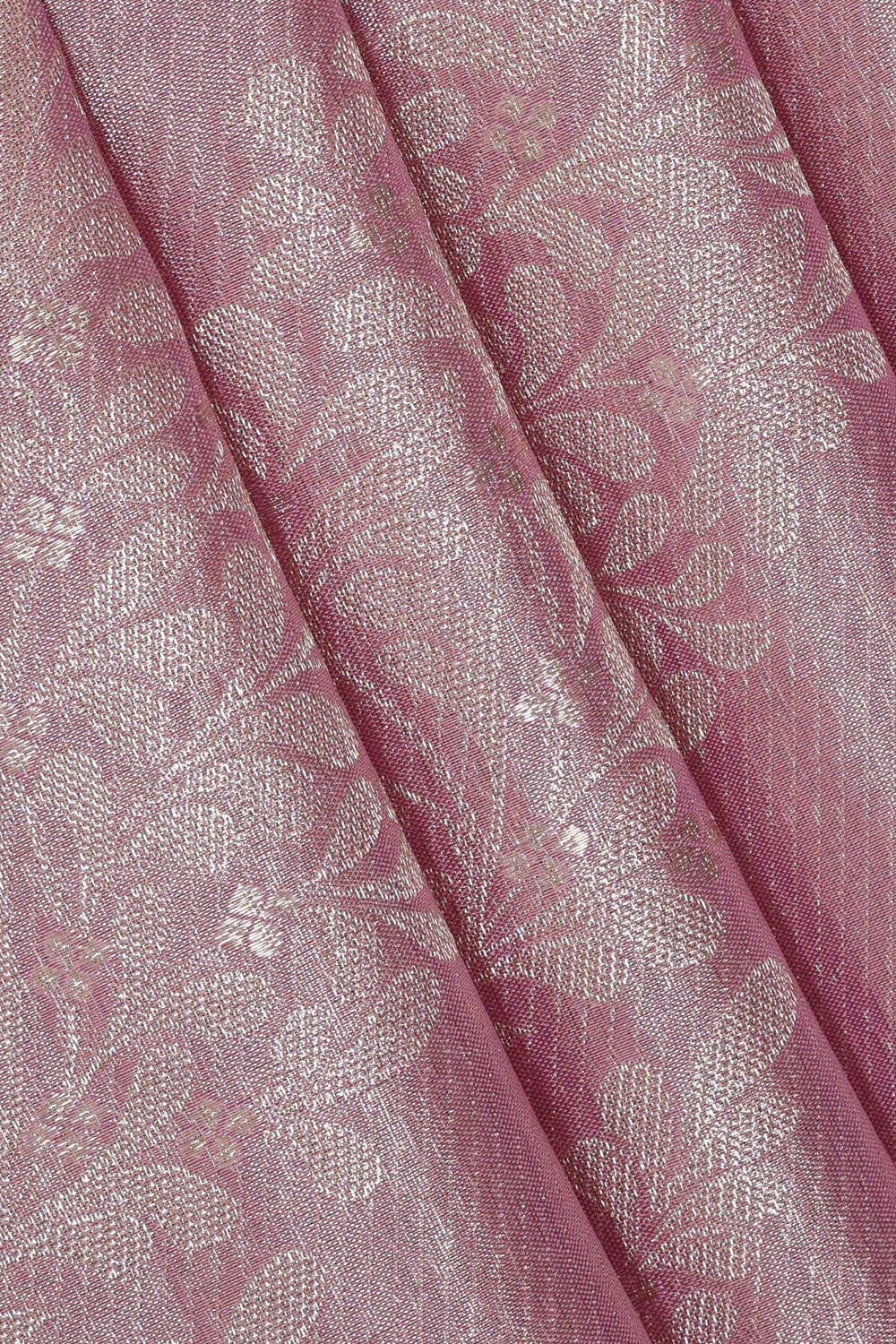 Kanchipattu Light Lavender Tissue Brocade Saree