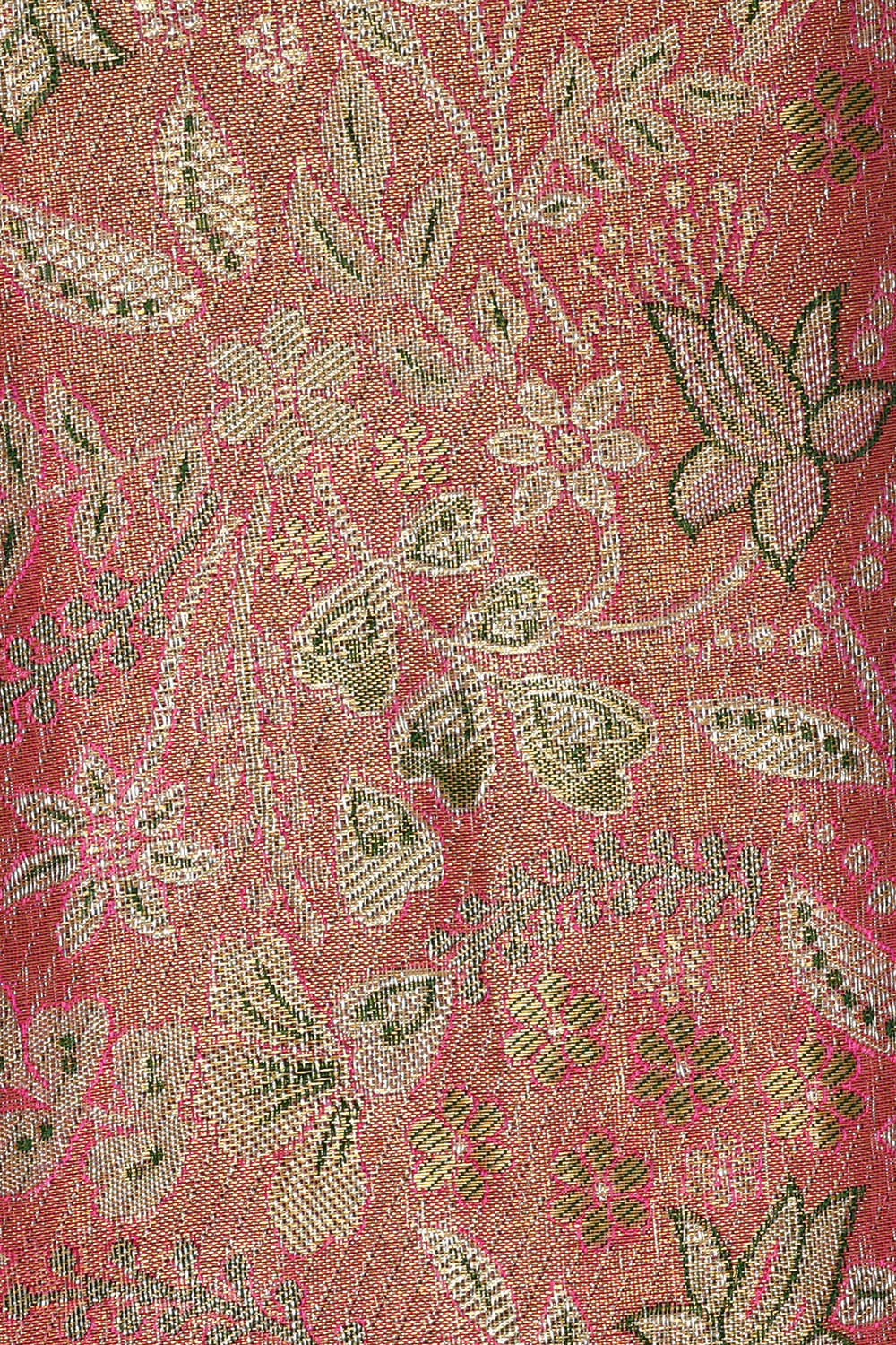 Kanchipattu Pink Brocade Saree