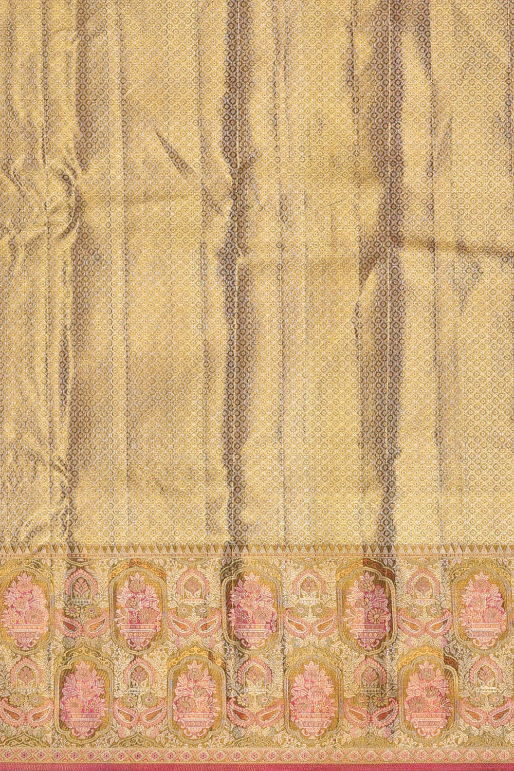 Kanchipattu Pink Brocade Saree