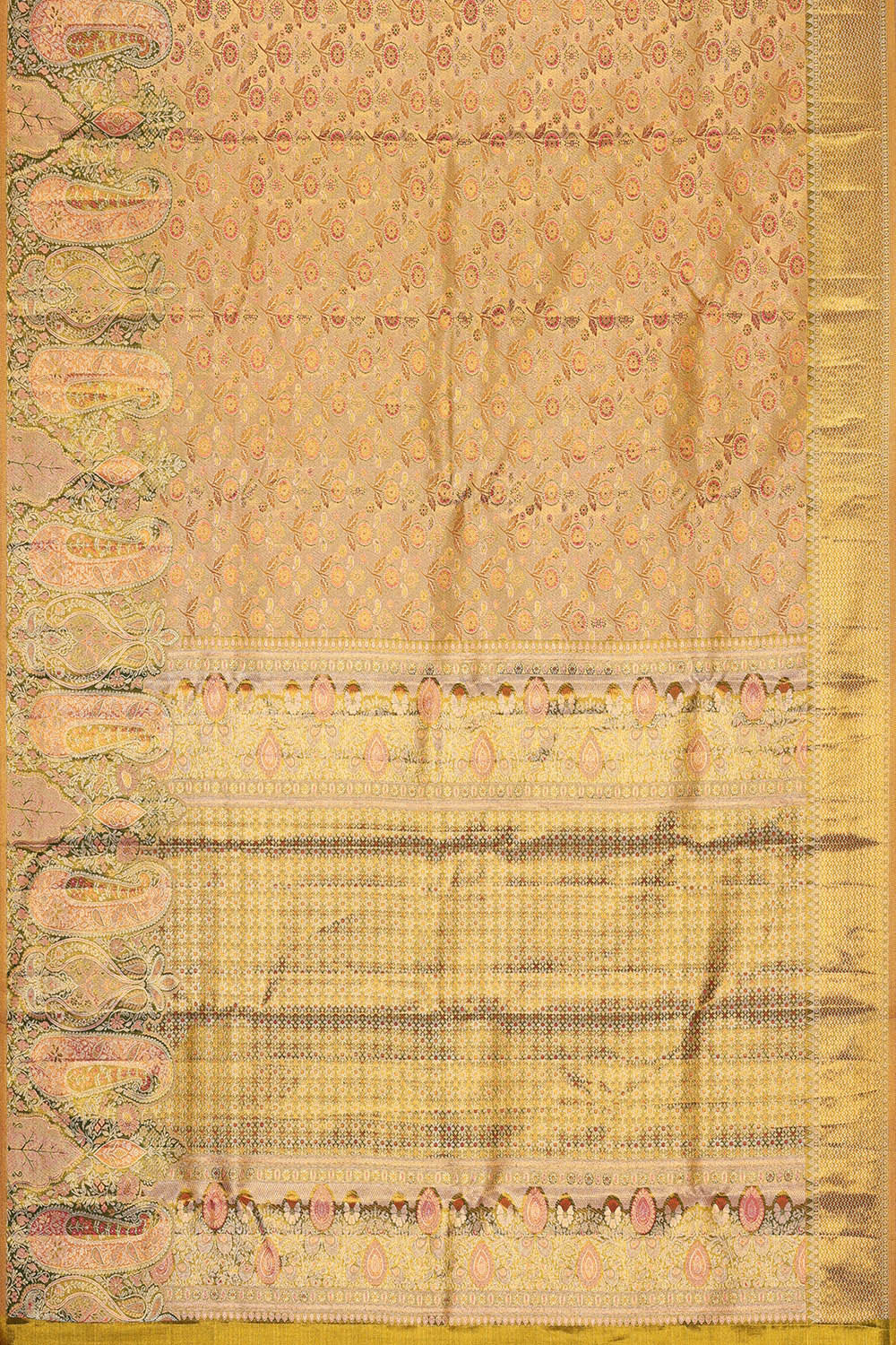 Image of Kanchipattu Gold Brocade Saree