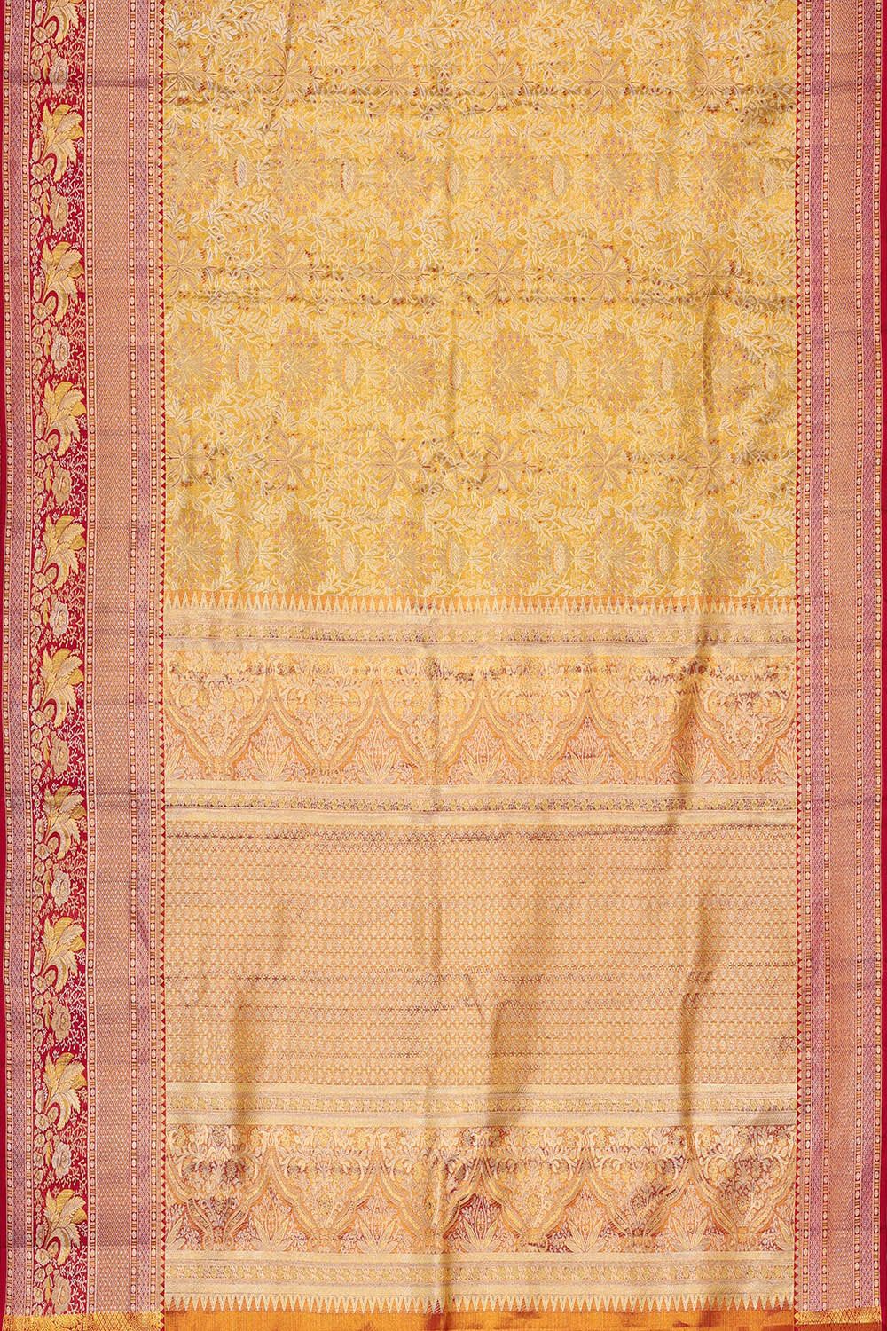 Image of Kanchipattu Gold Brocade Saree