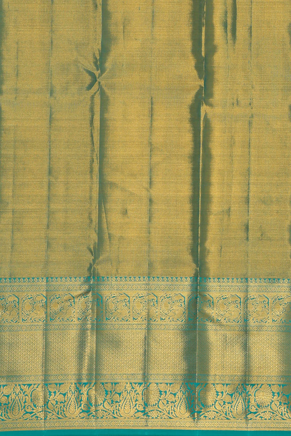 Image of Kanchipattu Blue Tissue Brocade Saree