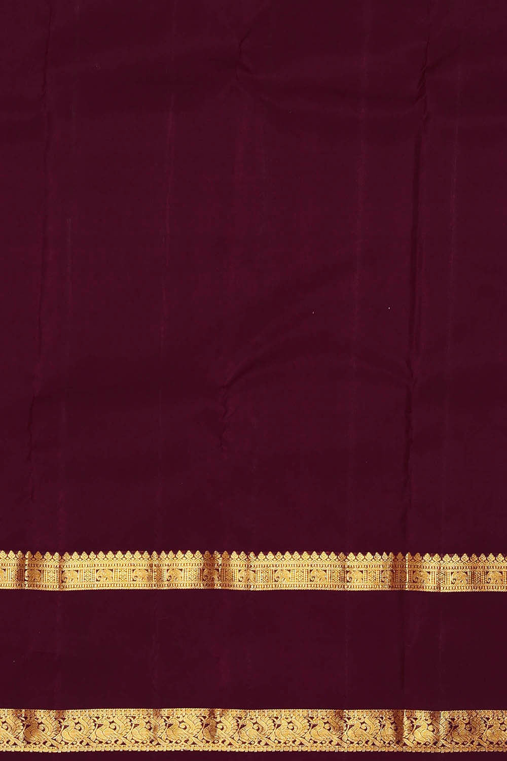 Image of Kanchipattu Brown Orange Brocade Saree
