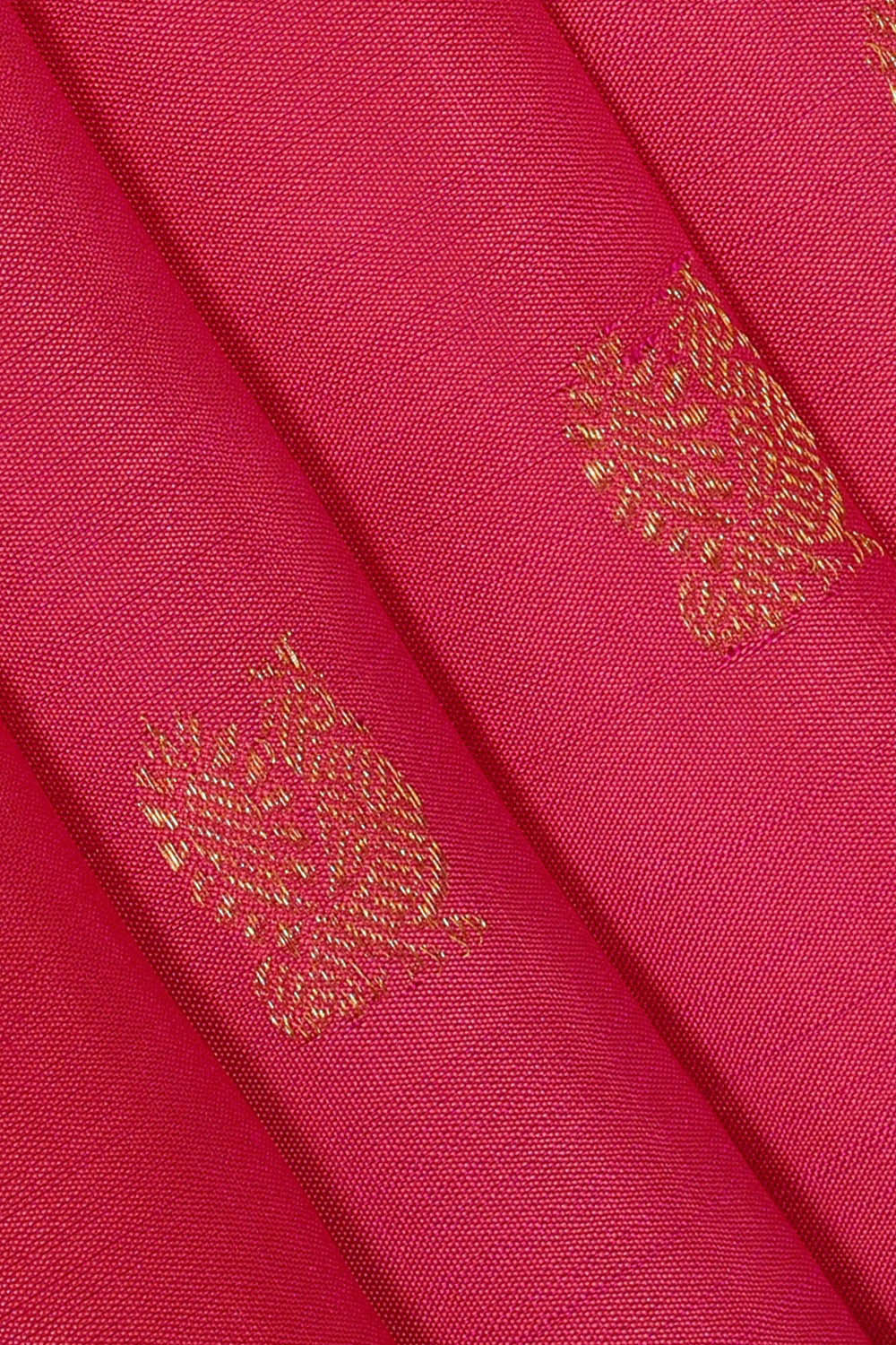 Image of Kanchipattu Pink Brocade Saree