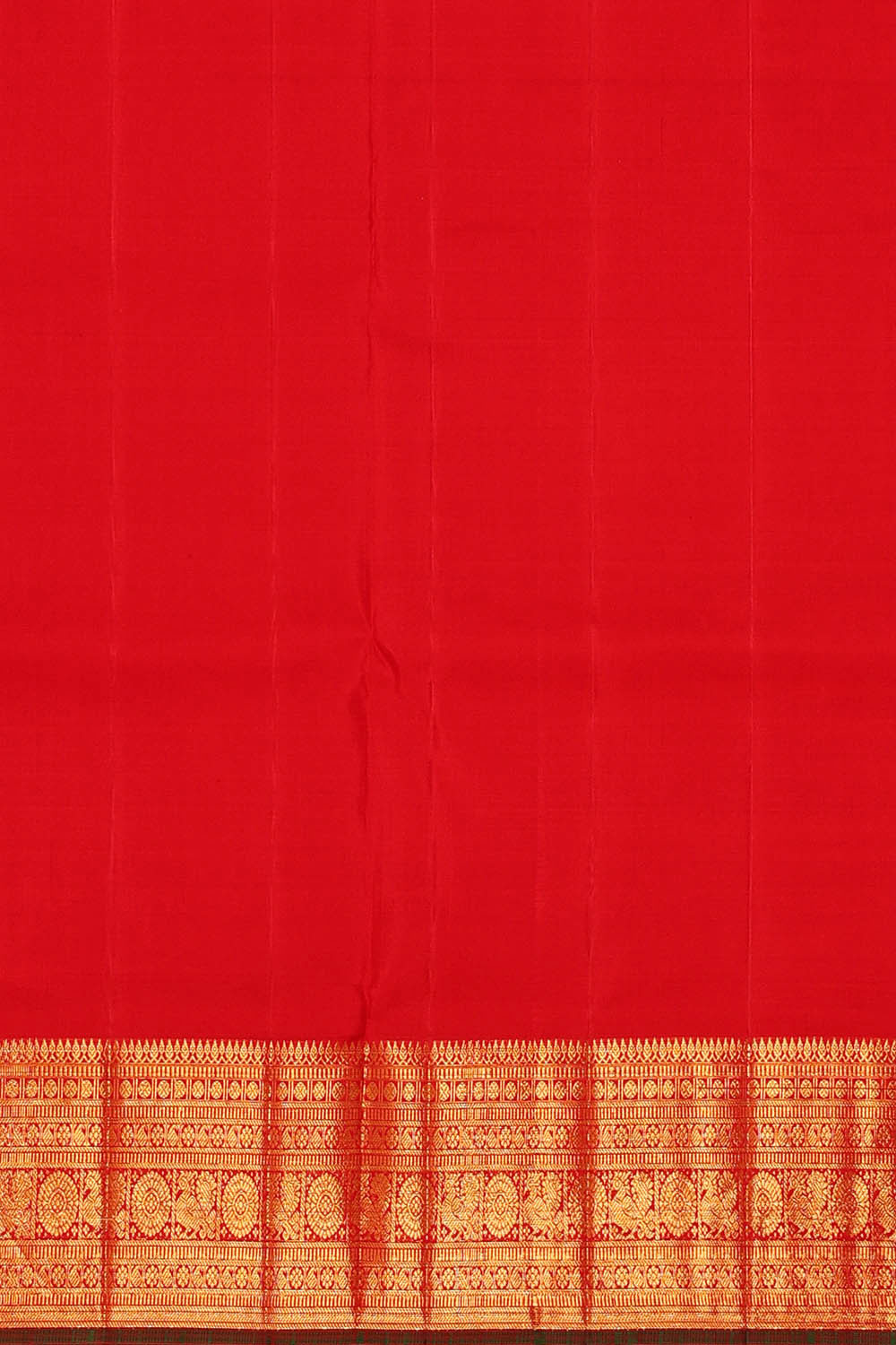 Image of Kanchipattu Red Brocade Saree
