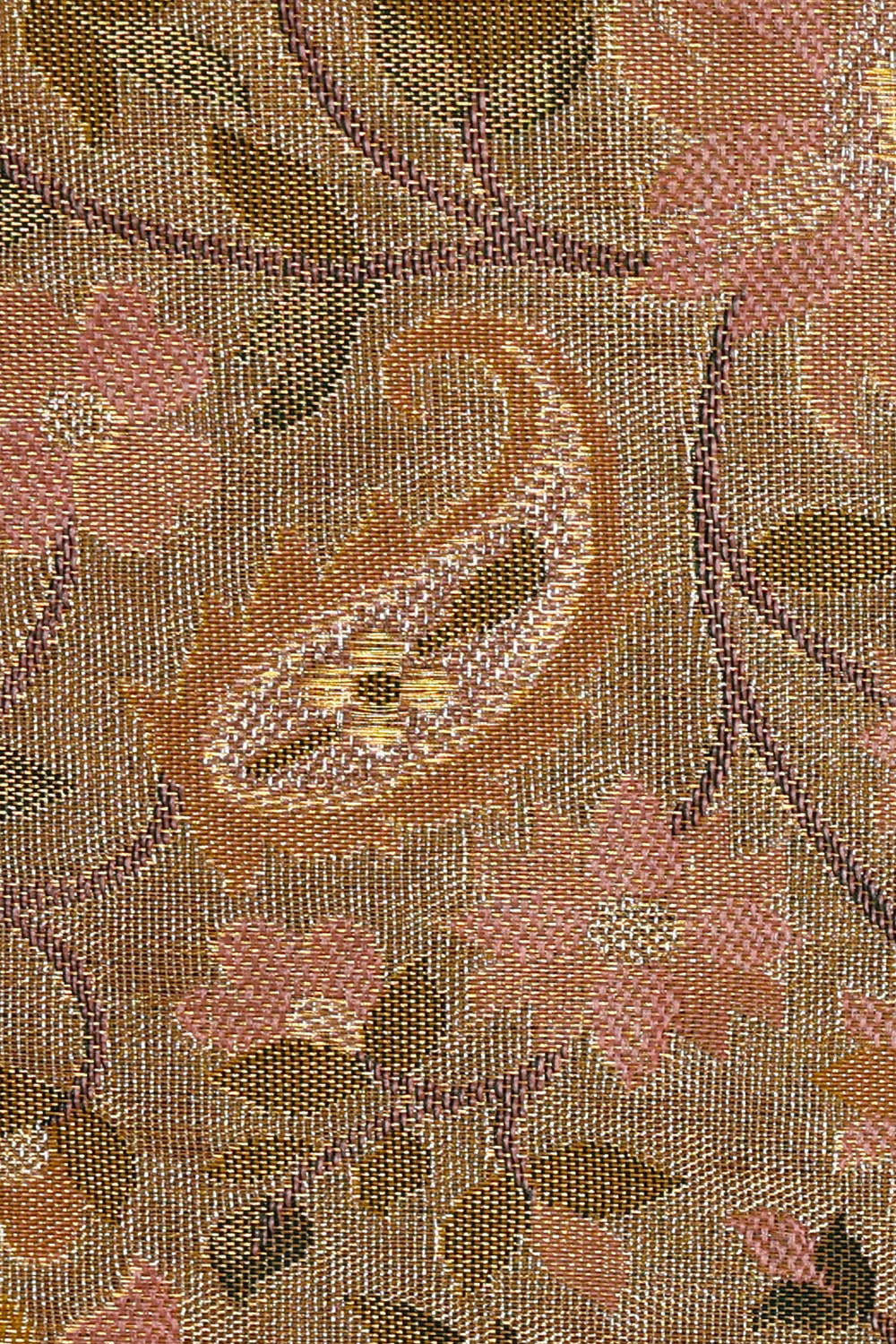 Image of Kanchipattu Golden Yellow Tissue Brocade Saree