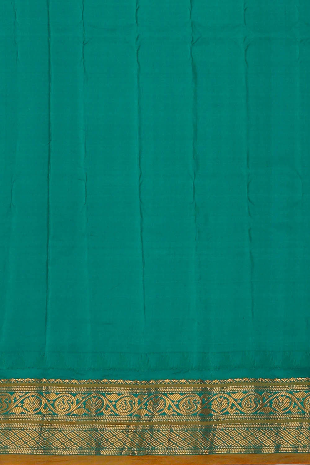 Image of Gadwal Silk Red Saree