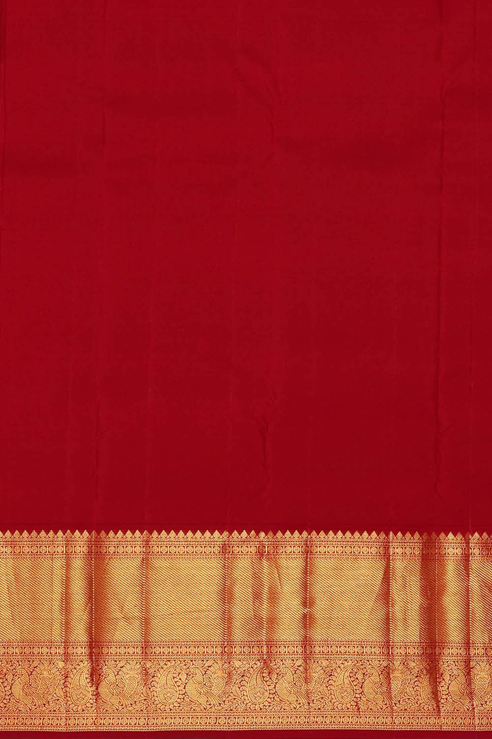 Image of Kanchipattu Peacock Blue Brocade Saree