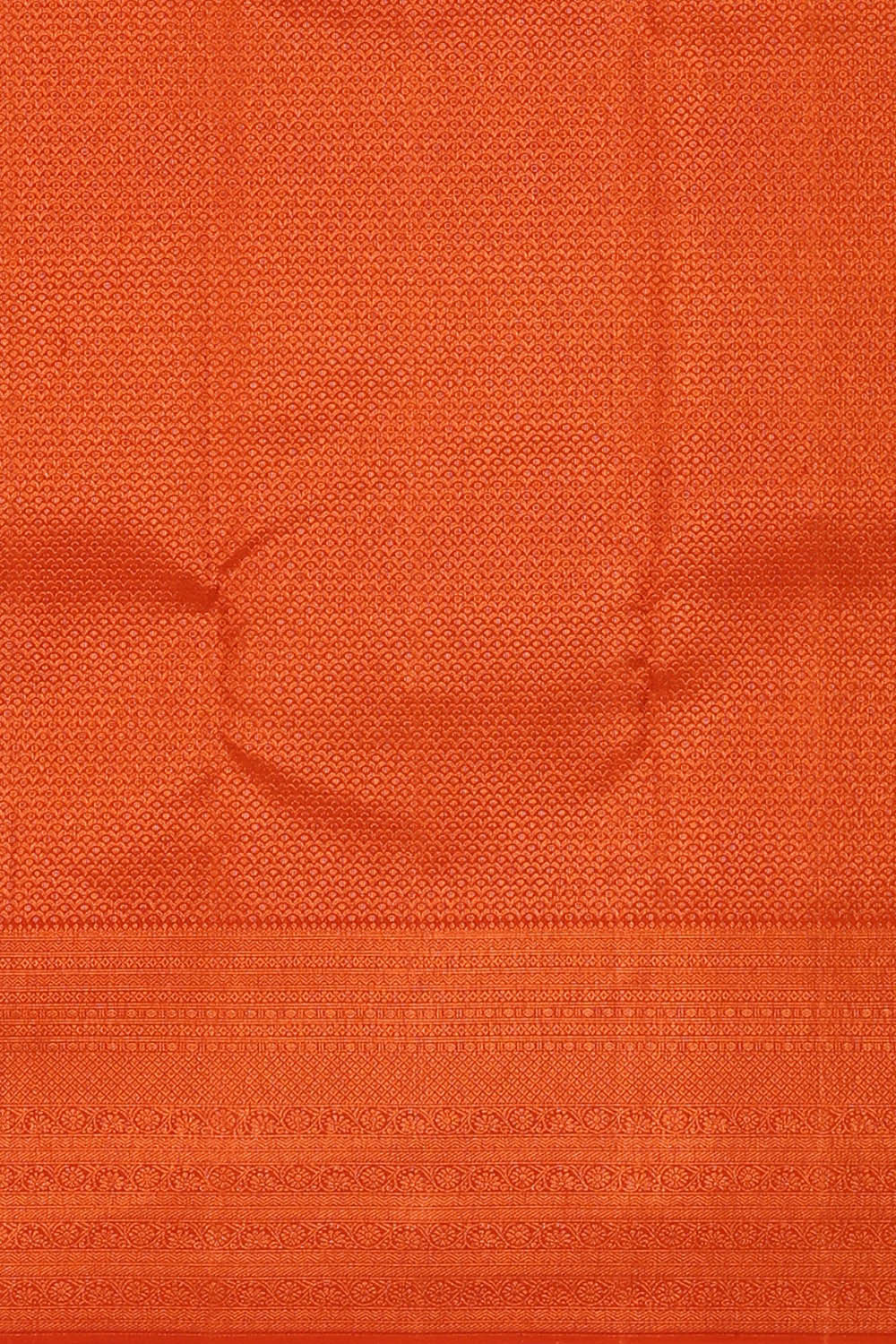 Image of Kanchipattu Orange Brocade Saree