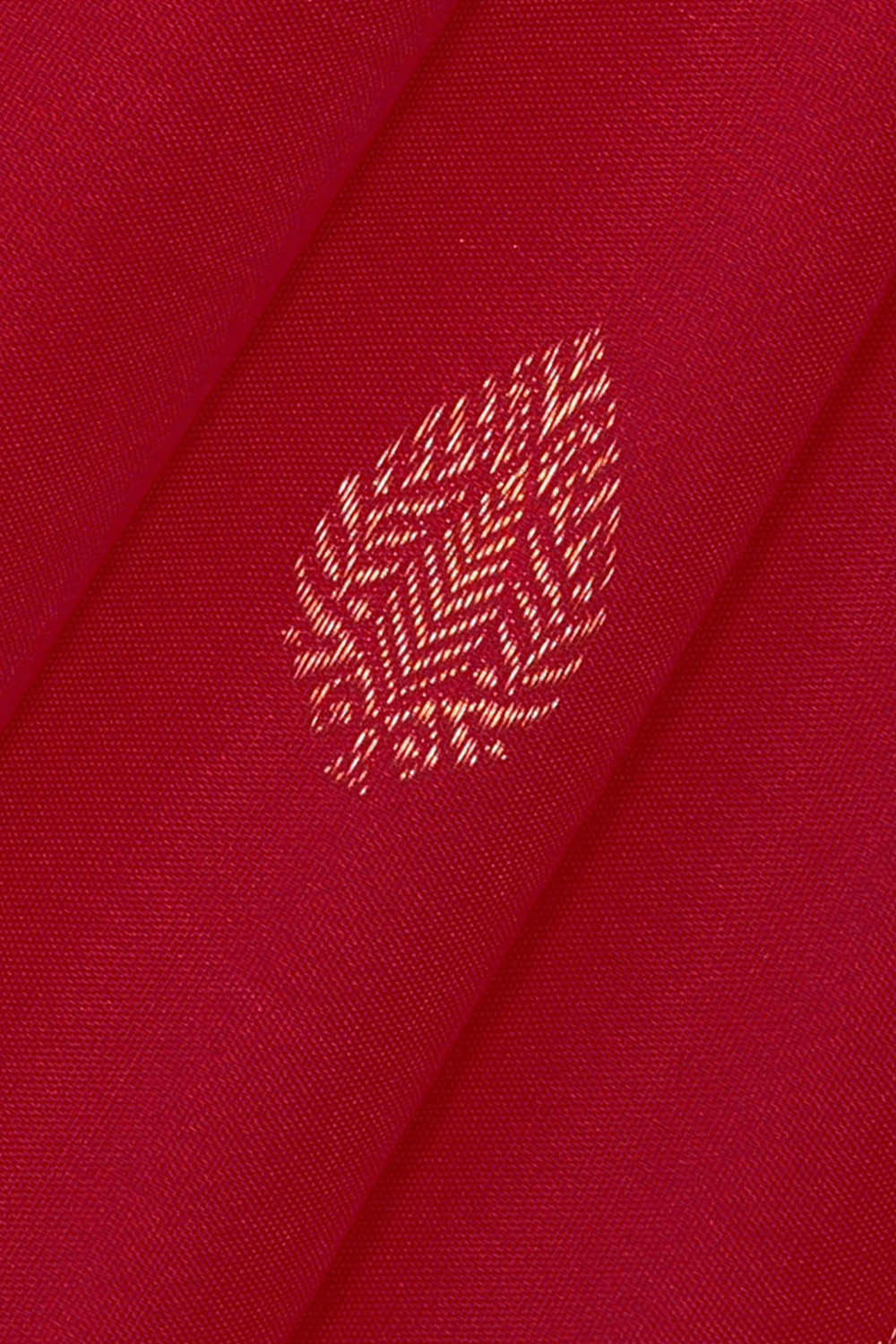 Image of Kanchipattu Pinkish Red Brocade Saree