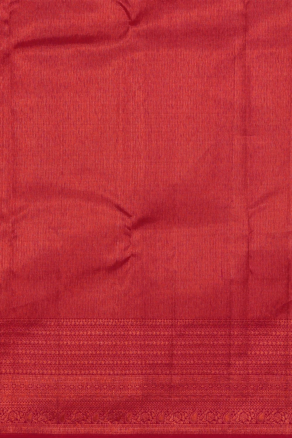 Image of Kanchipattu Pinkish Red Brocade Saree