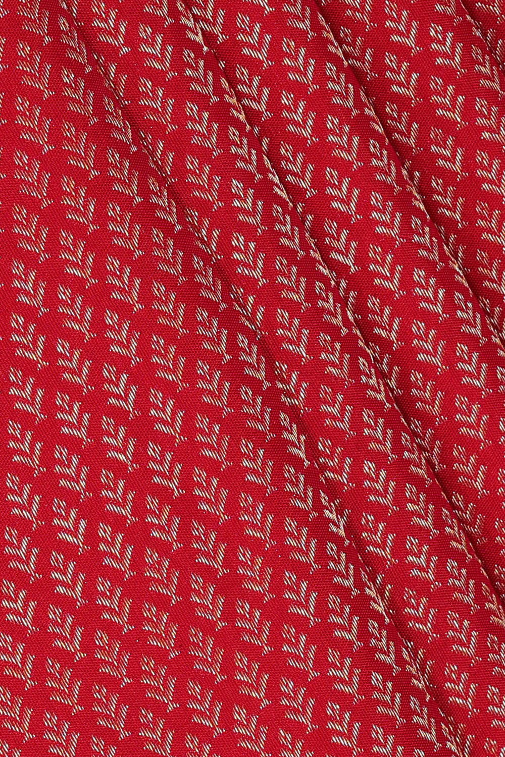 Image of Kanchipattu Pinkish Red Brocade Saree