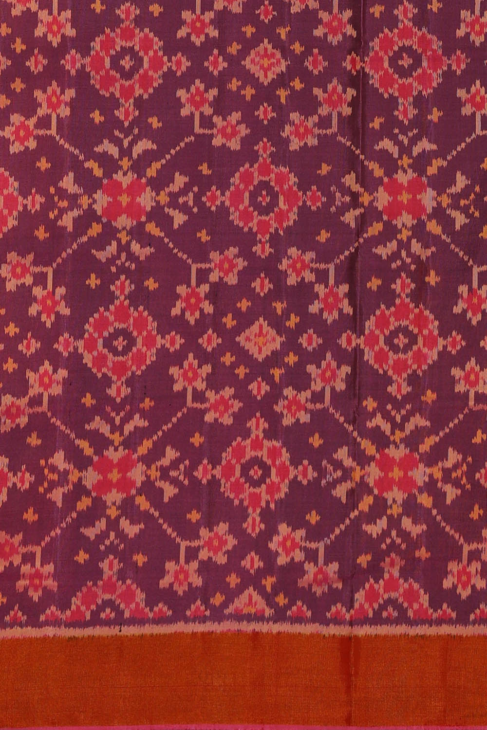 Image of Rajkot Patola Violet Saree