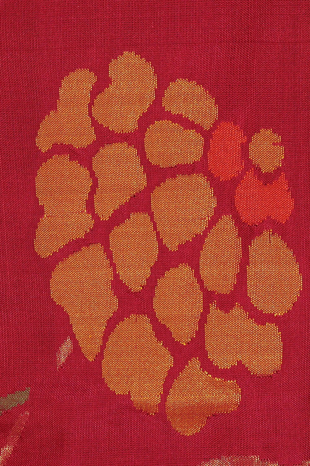 Image of Uppada Silk Red Saree