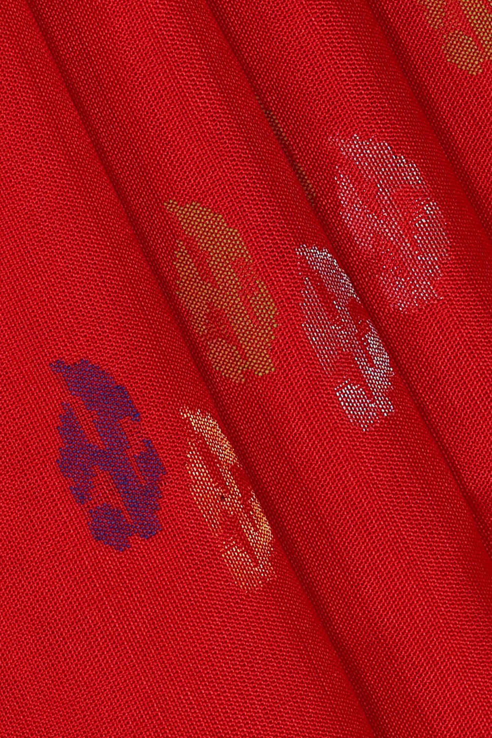 Image of Uppada Silk Red Saree