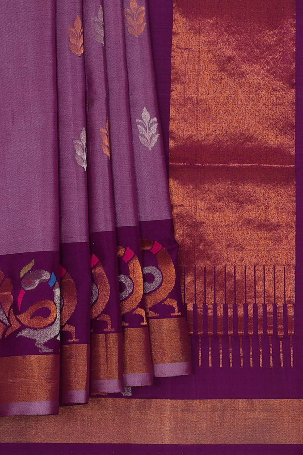 Image of Uppada Silk Lavender Saree