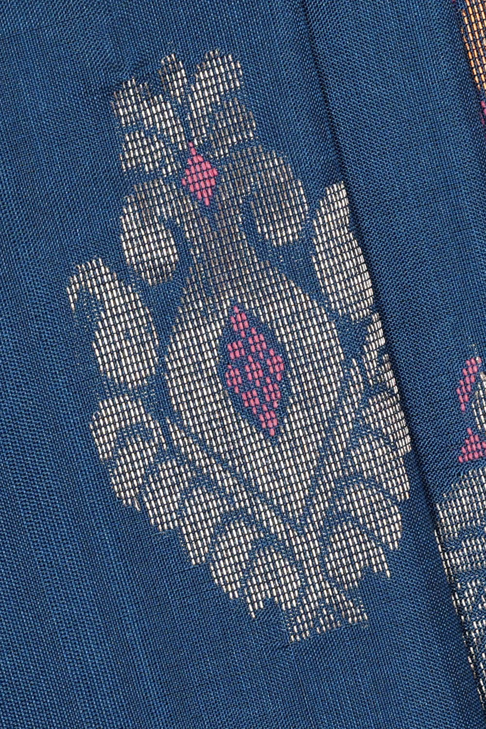 Image of Uppada Silk Blue Saree