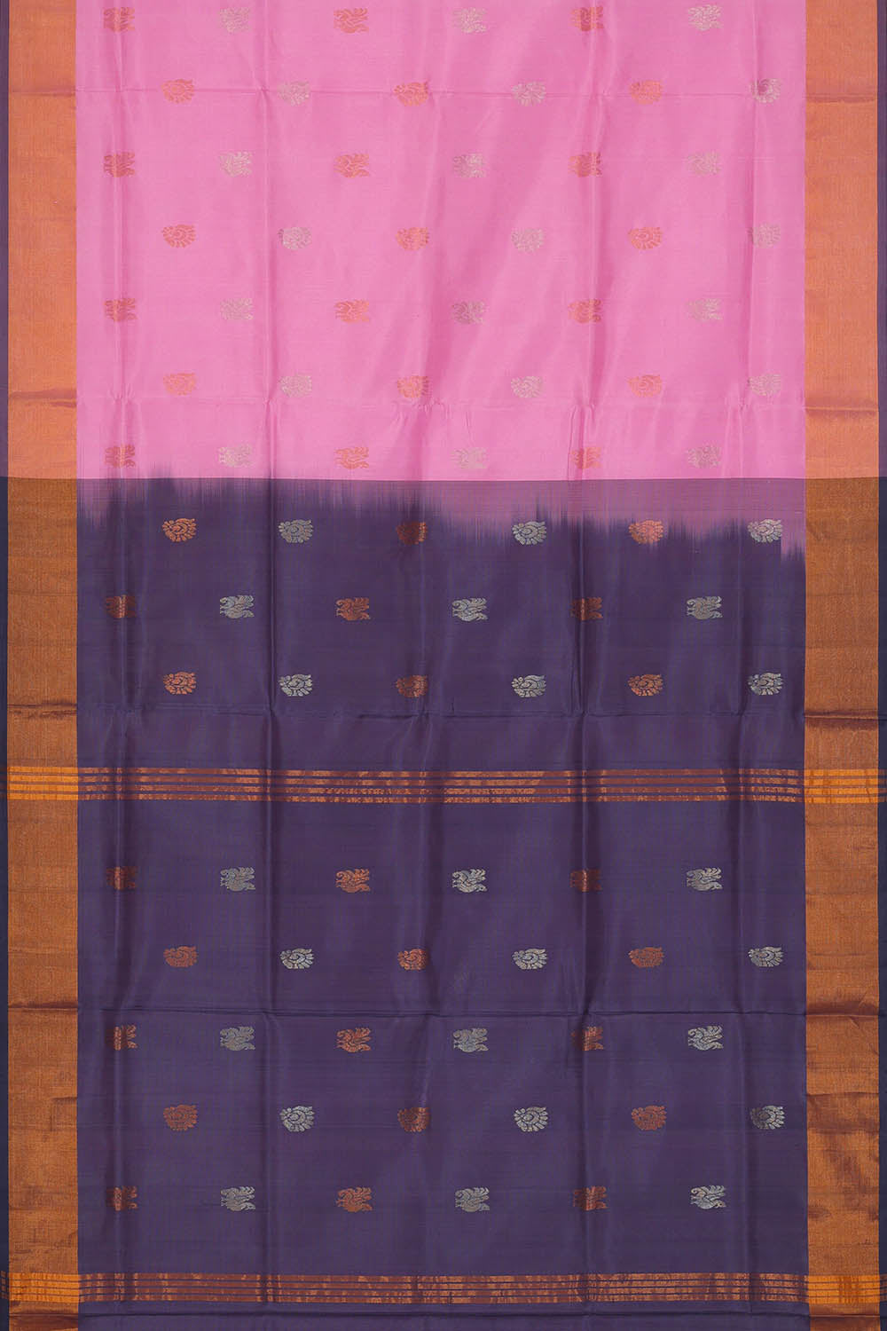 Image of Uppada Silk Pink Saree