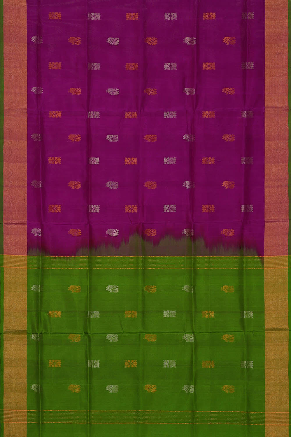Image of Uppada Silk Purple Saree