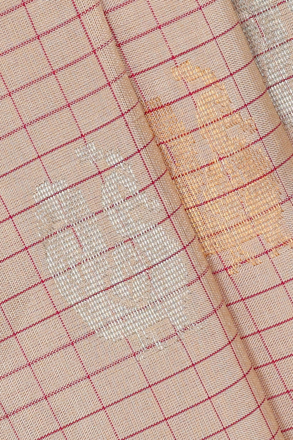 Image of Uppada Silk Cream Saree