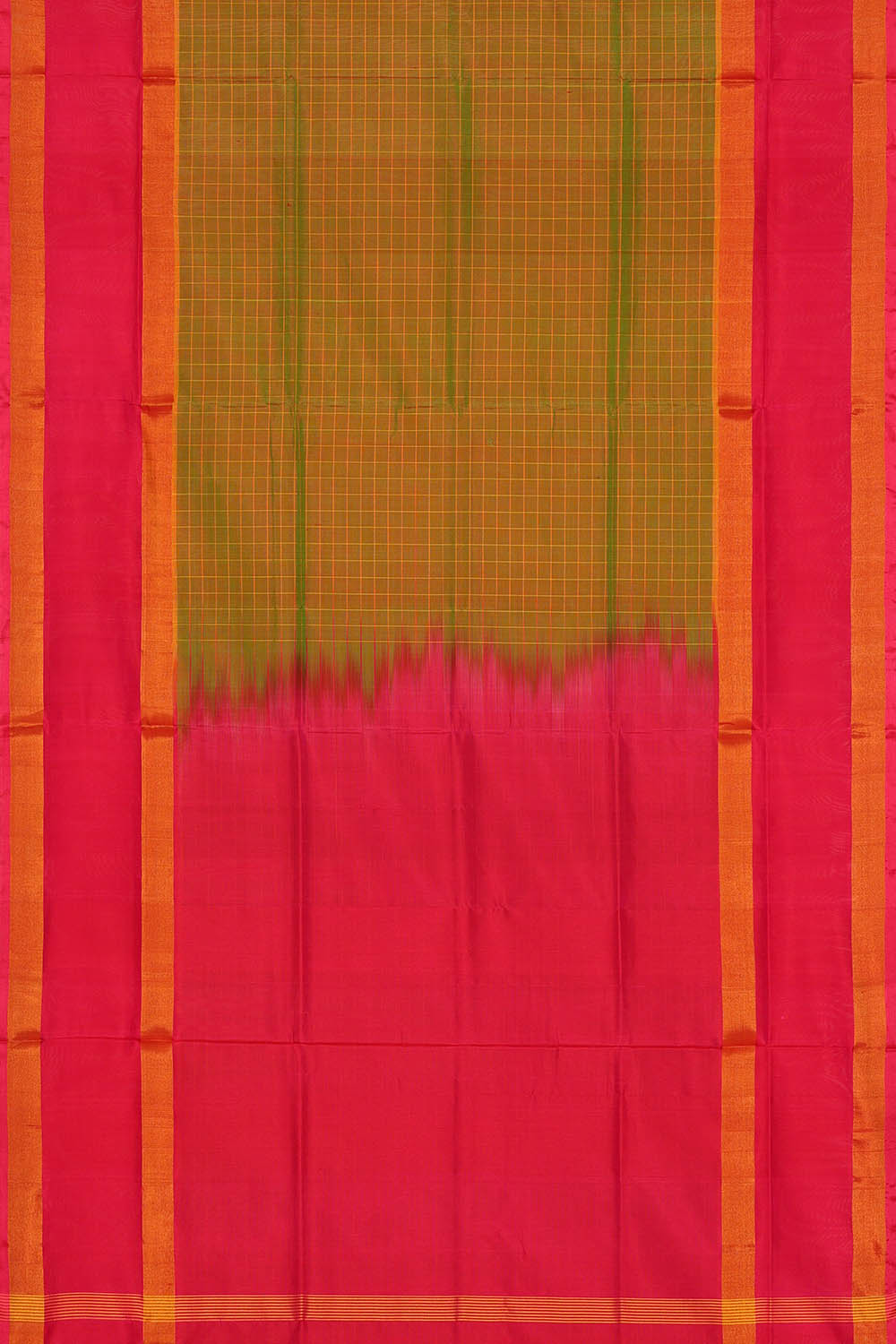 Image of Uppada Silk Green Saree