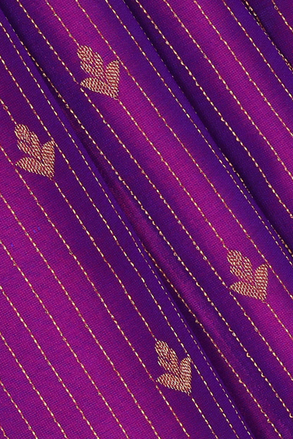 Image of South Silk Purple Saree