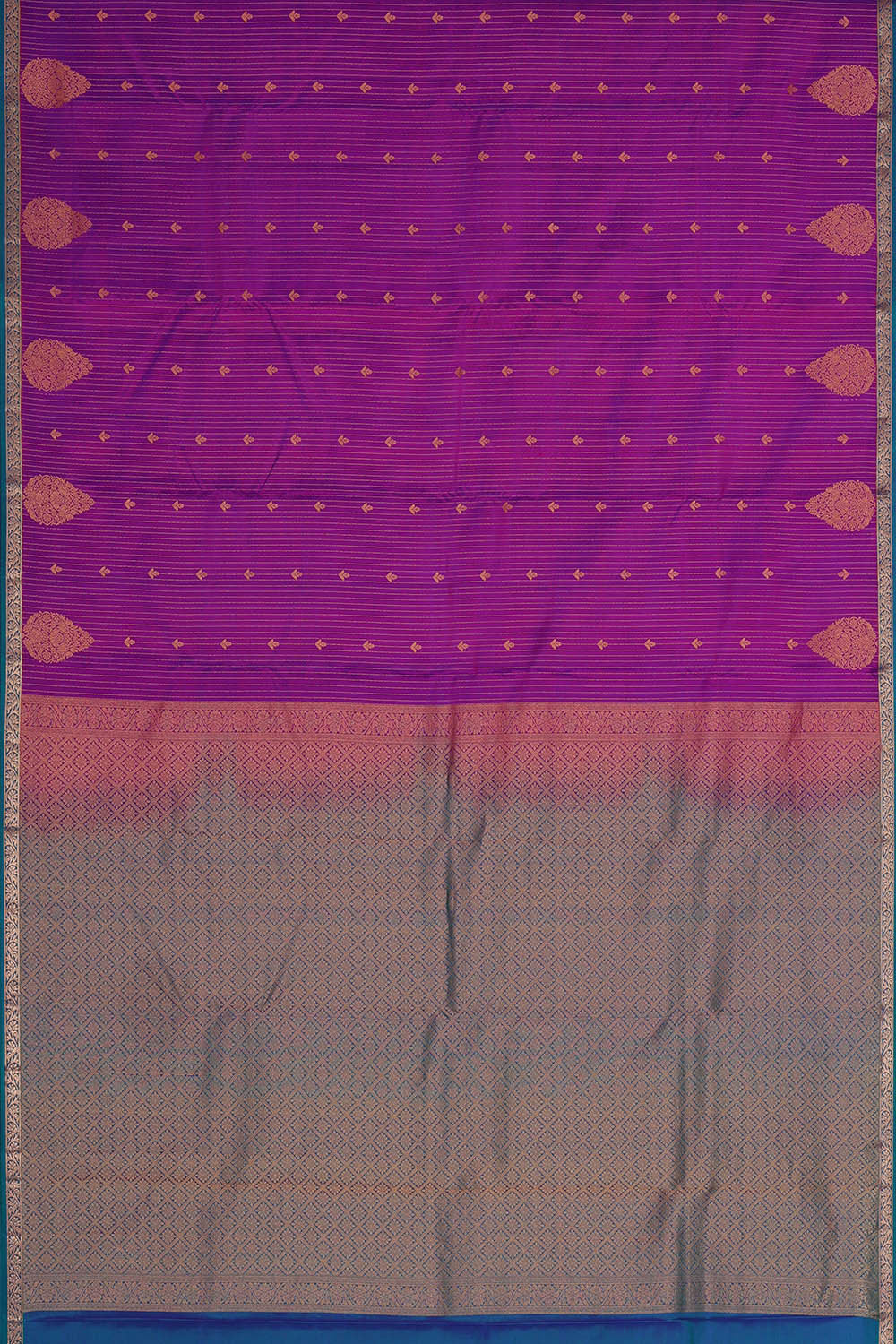 Image of South Silk Purple Saree