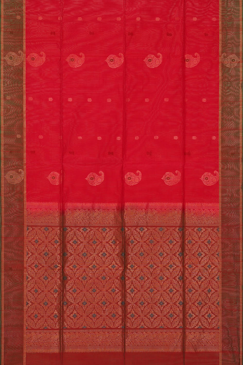 Image of South Cotton Silk Pink Saree