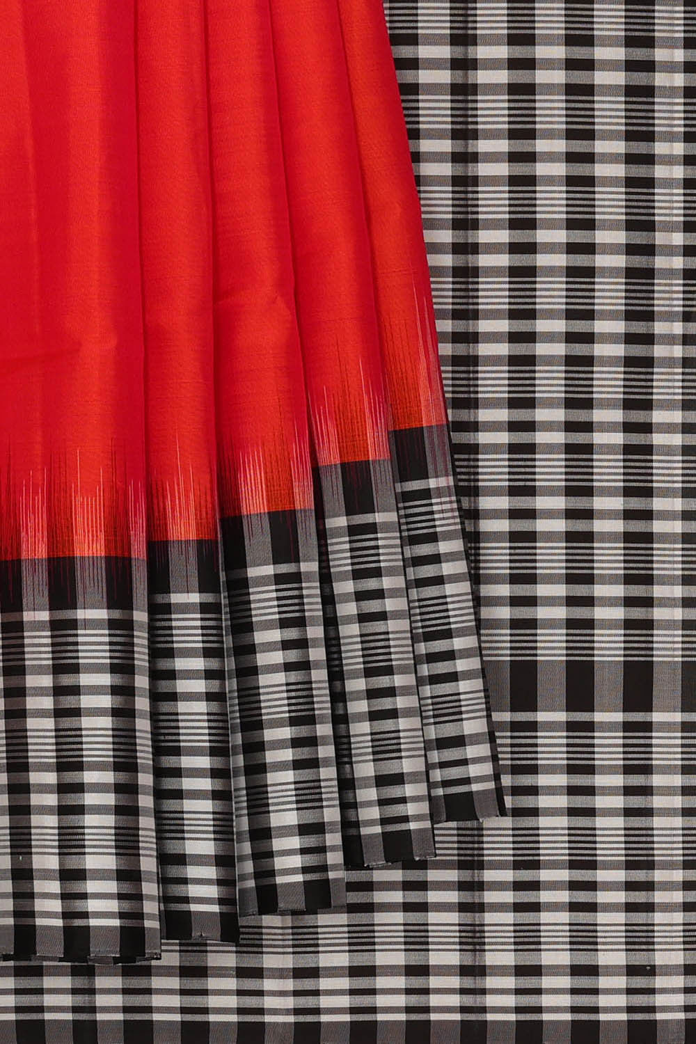 Image of Red Silk Saree