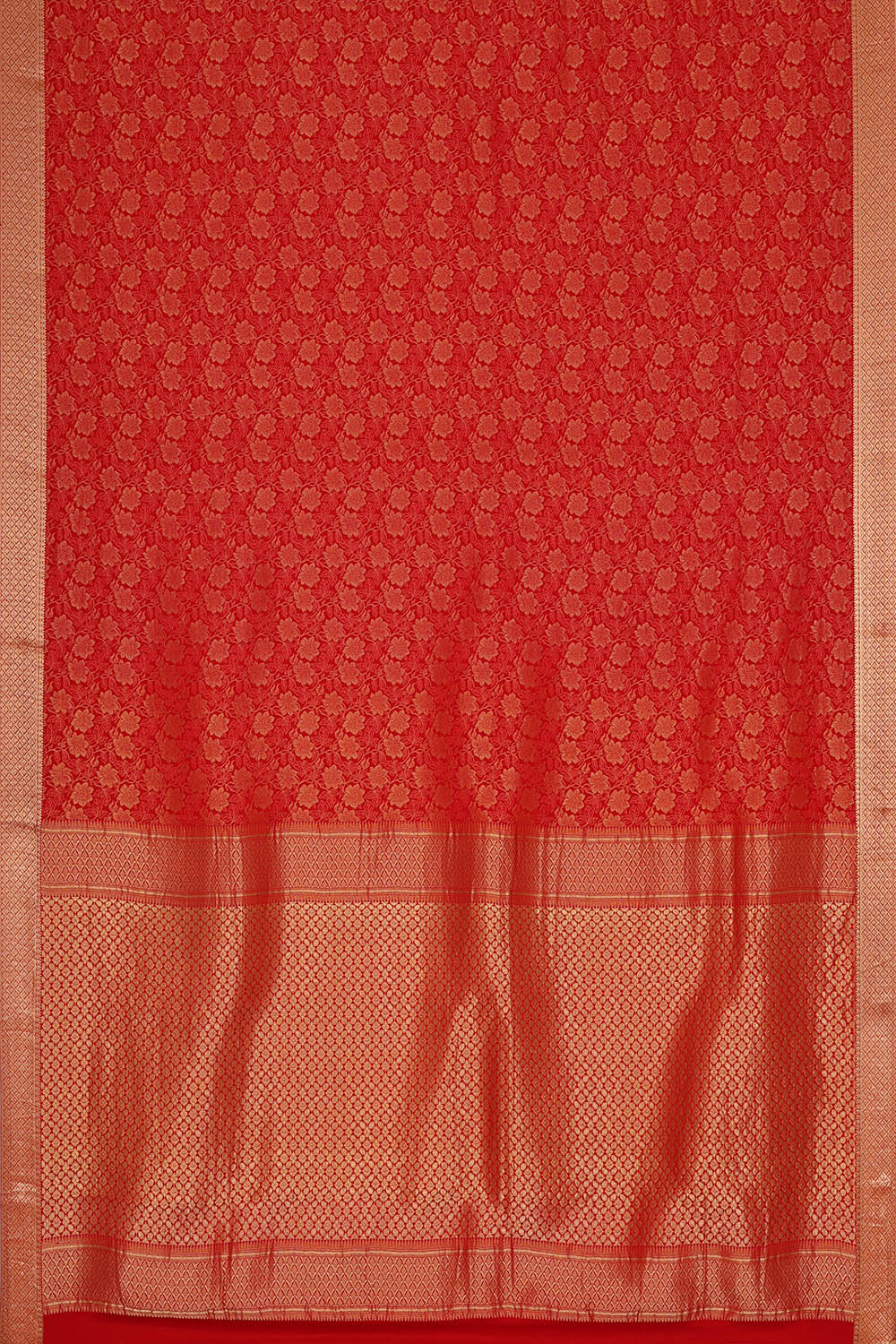 Image of Red Silk Saree