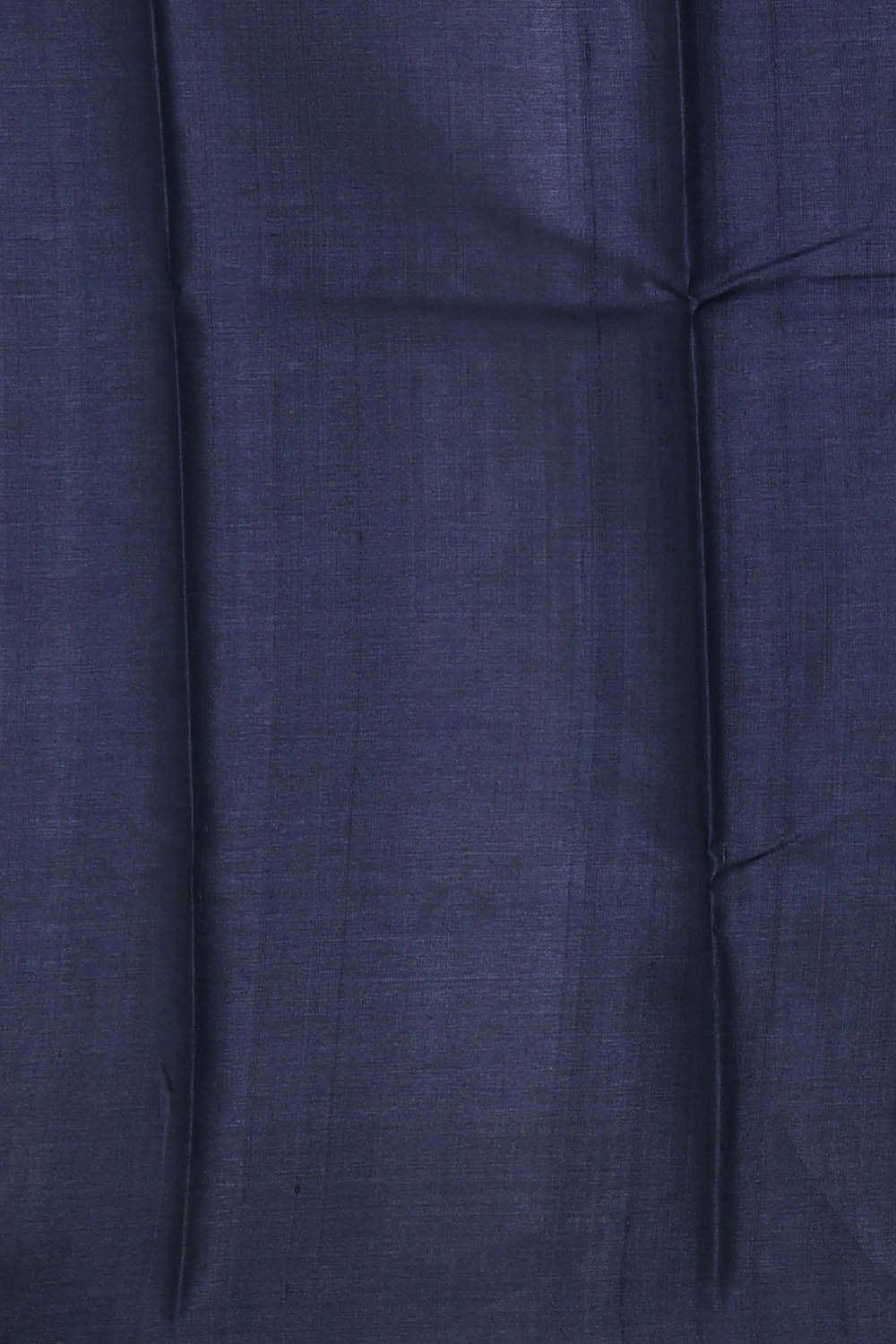 Image of Tussar Silk Navy Blue Saree