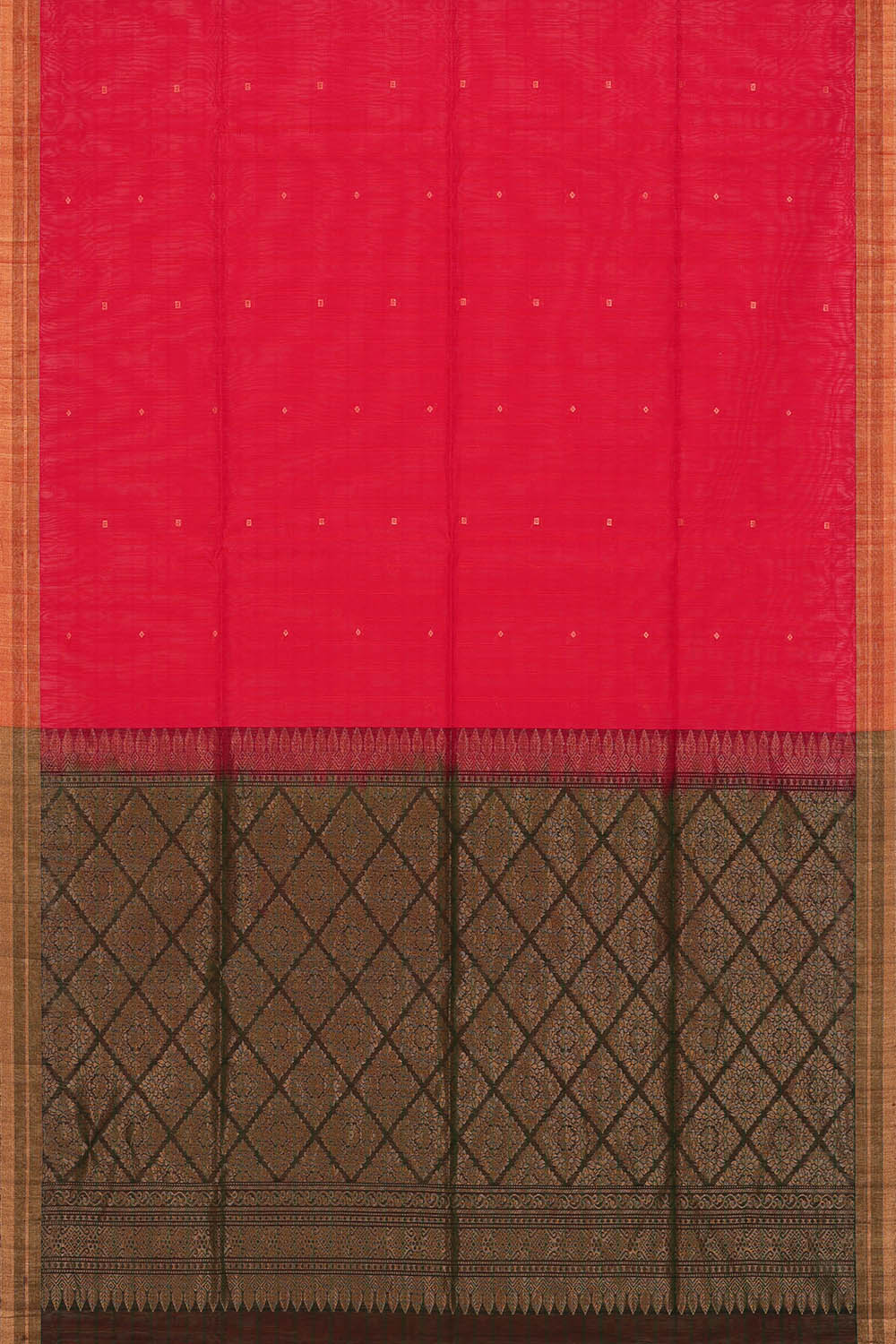 Image of South Cotton Silk Pink Saree