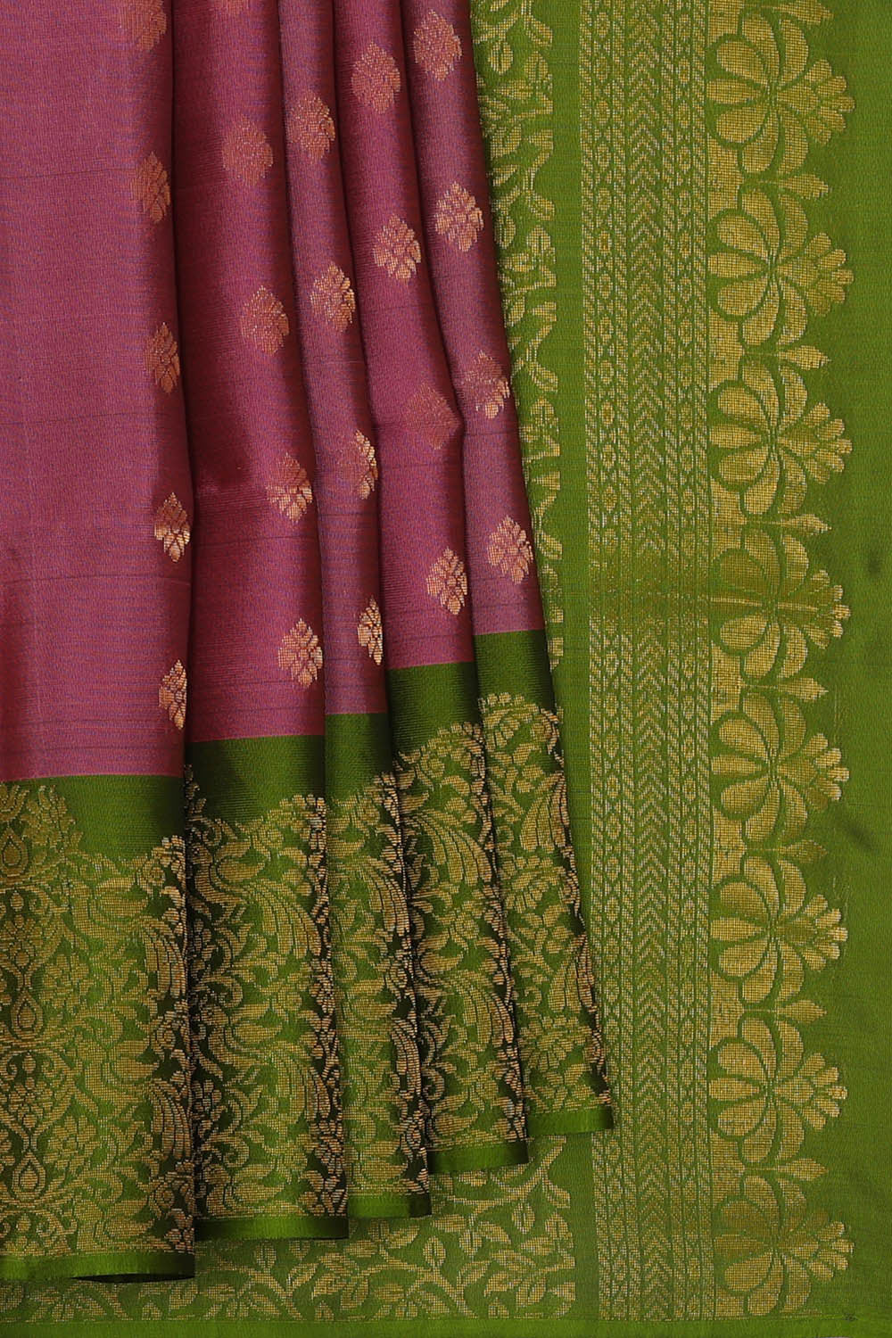 Image of South Silk Purple Saree