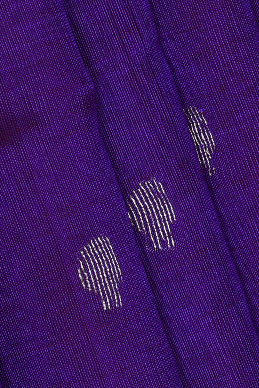 Image of Venkatagiri Cotton Silk Violet Saree