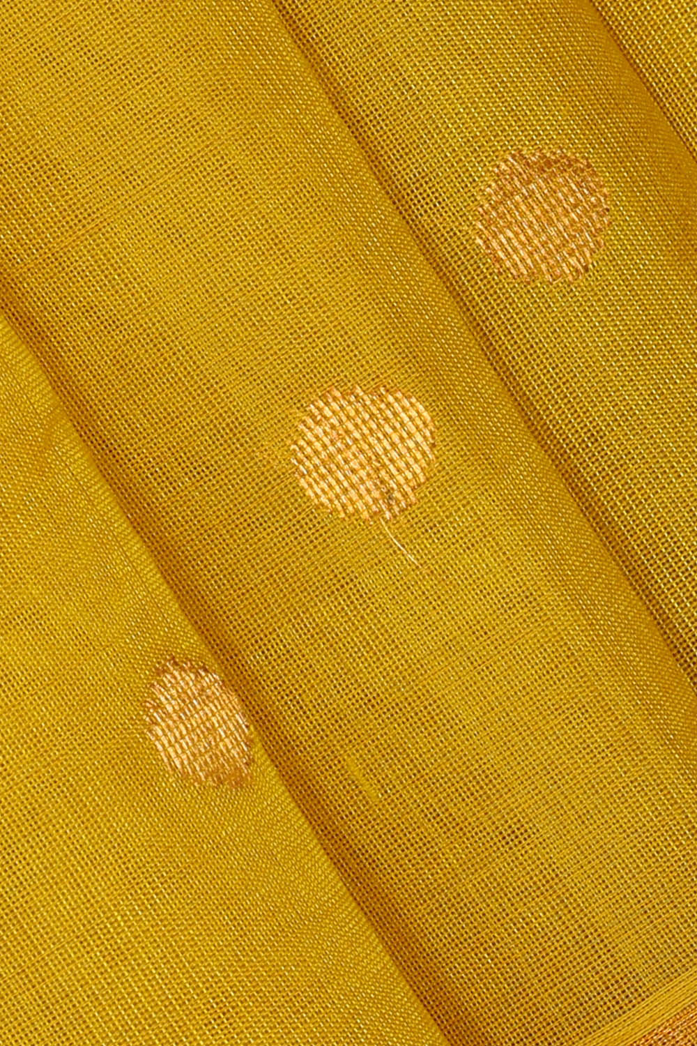 Image of Venkatagiri Cotton Silk Yellow Saree