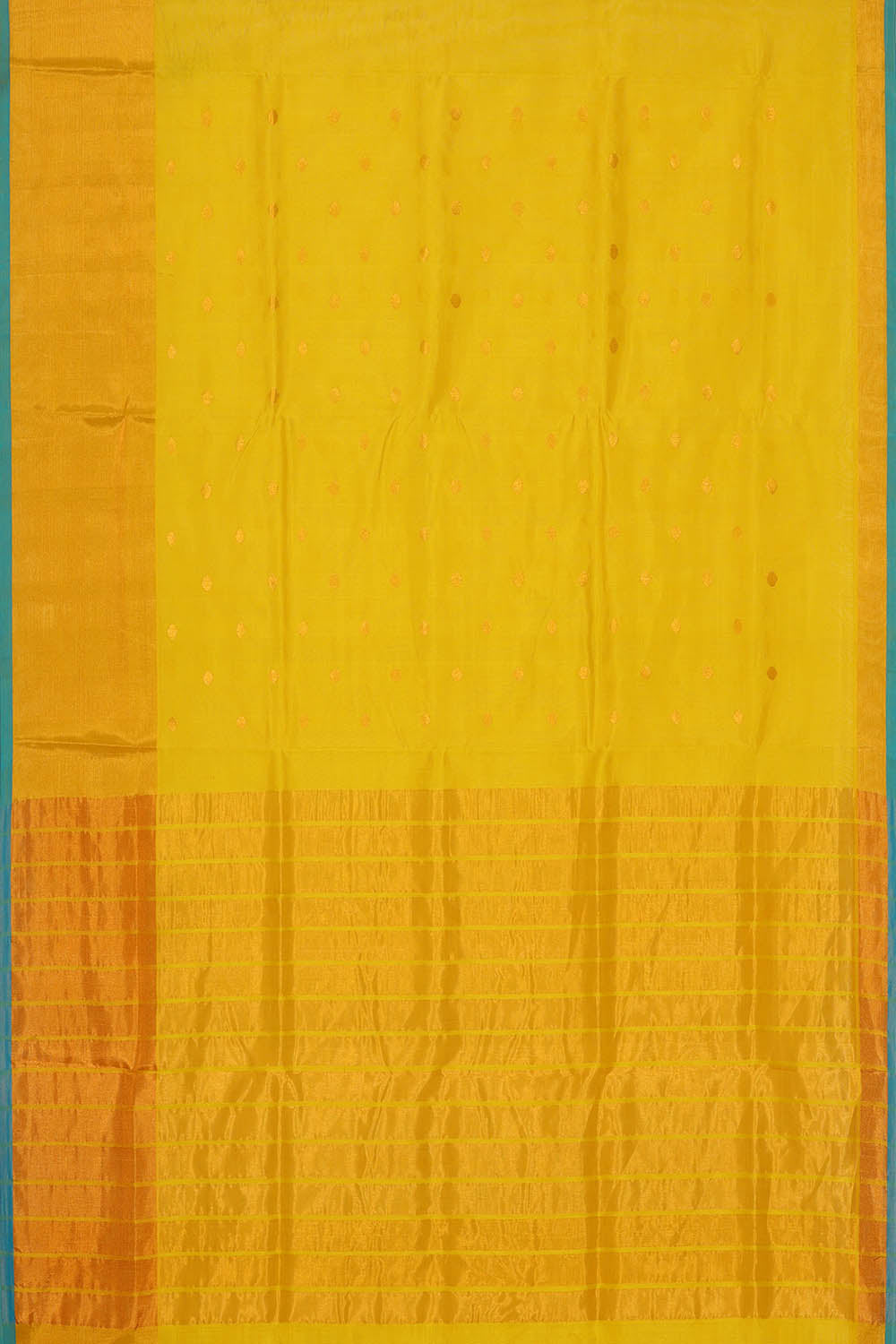 Image of Venkatagiri Cotton Silk Yellow Saree