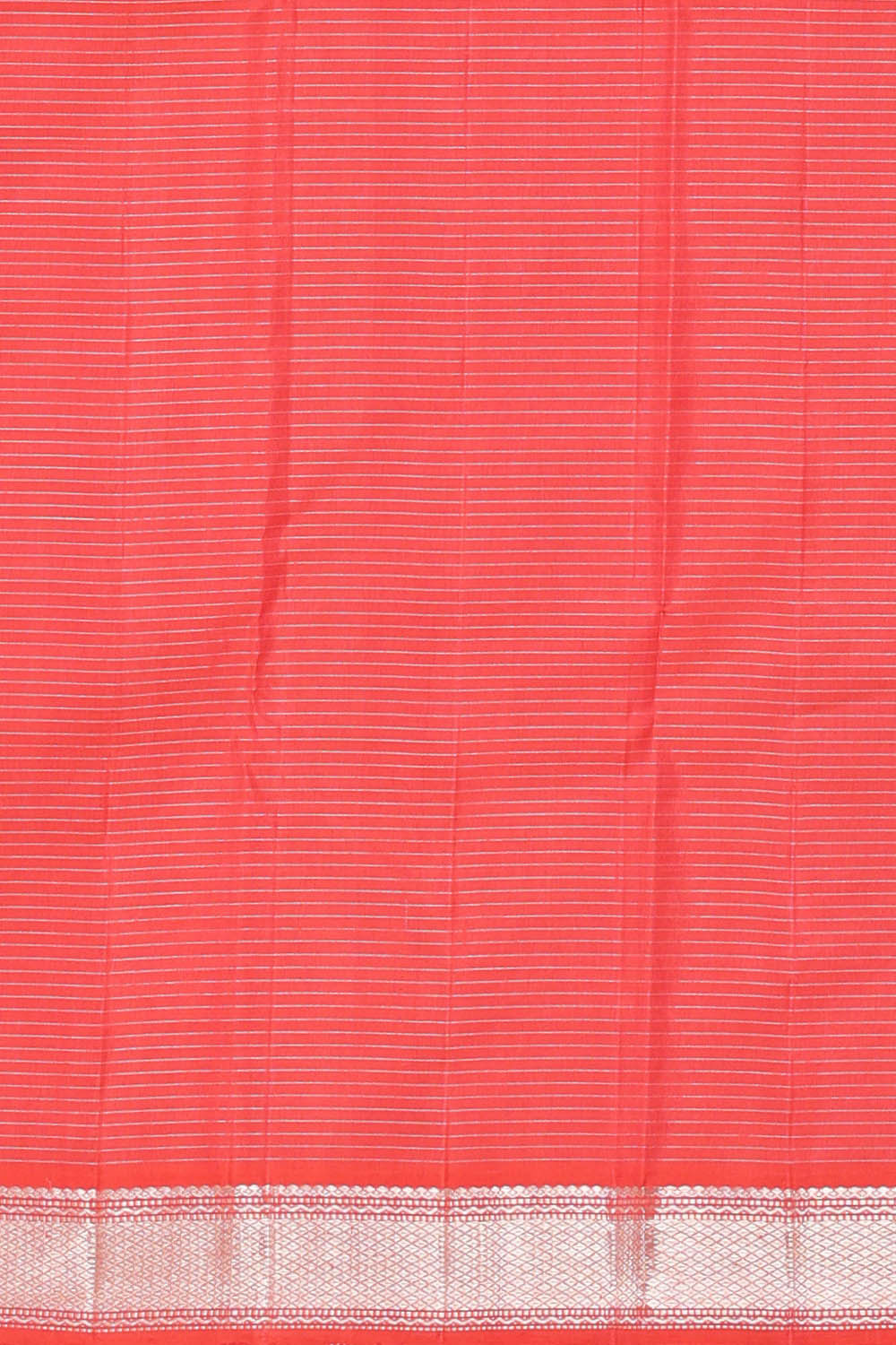 Image of Black-White Arani Silk Saree