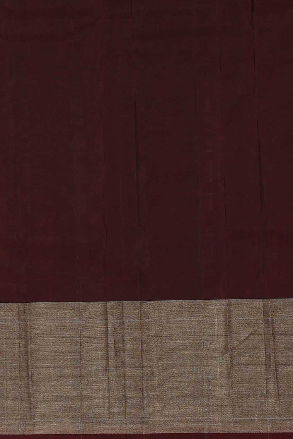 Image of Kanchipattu Silk Burnt Orange Saree