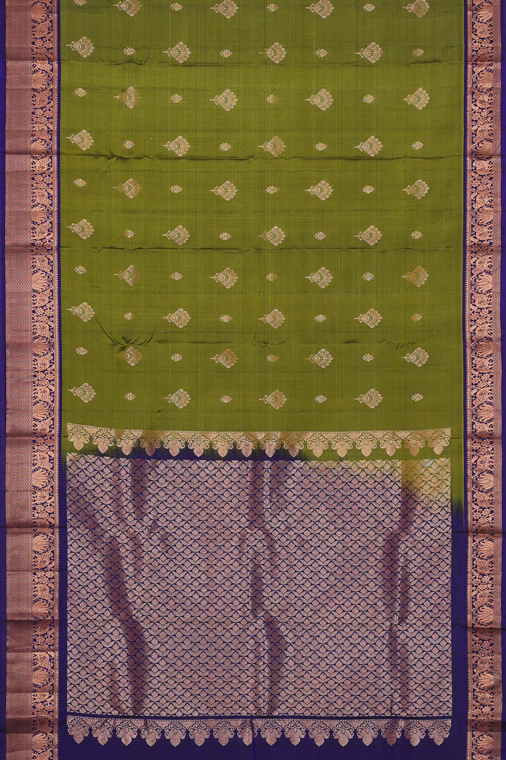 Image of Kanchipattu Silk Green Saree