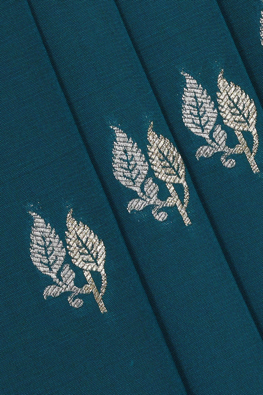 Image of Banarasi Silk Blue Saree